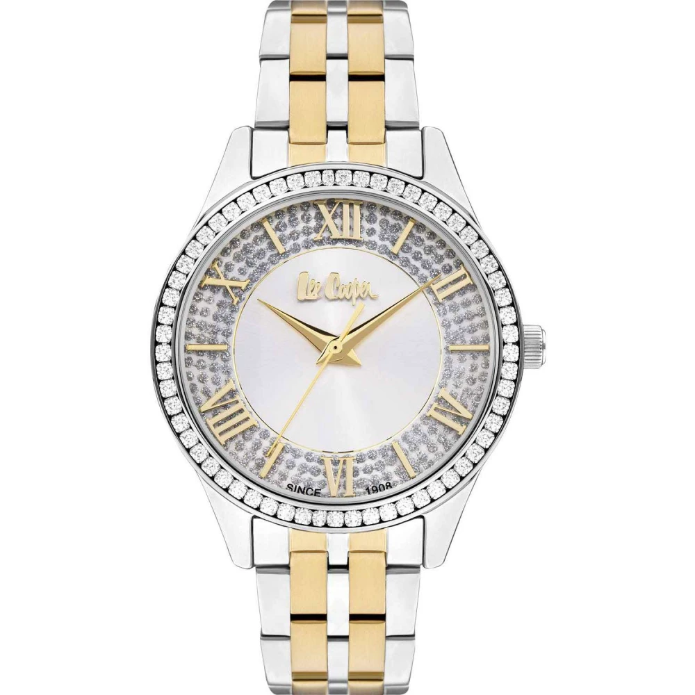 LEE COOPER Crystals με Μπρασελέ Δύο Τόνων από Super-Metal LC07928.310