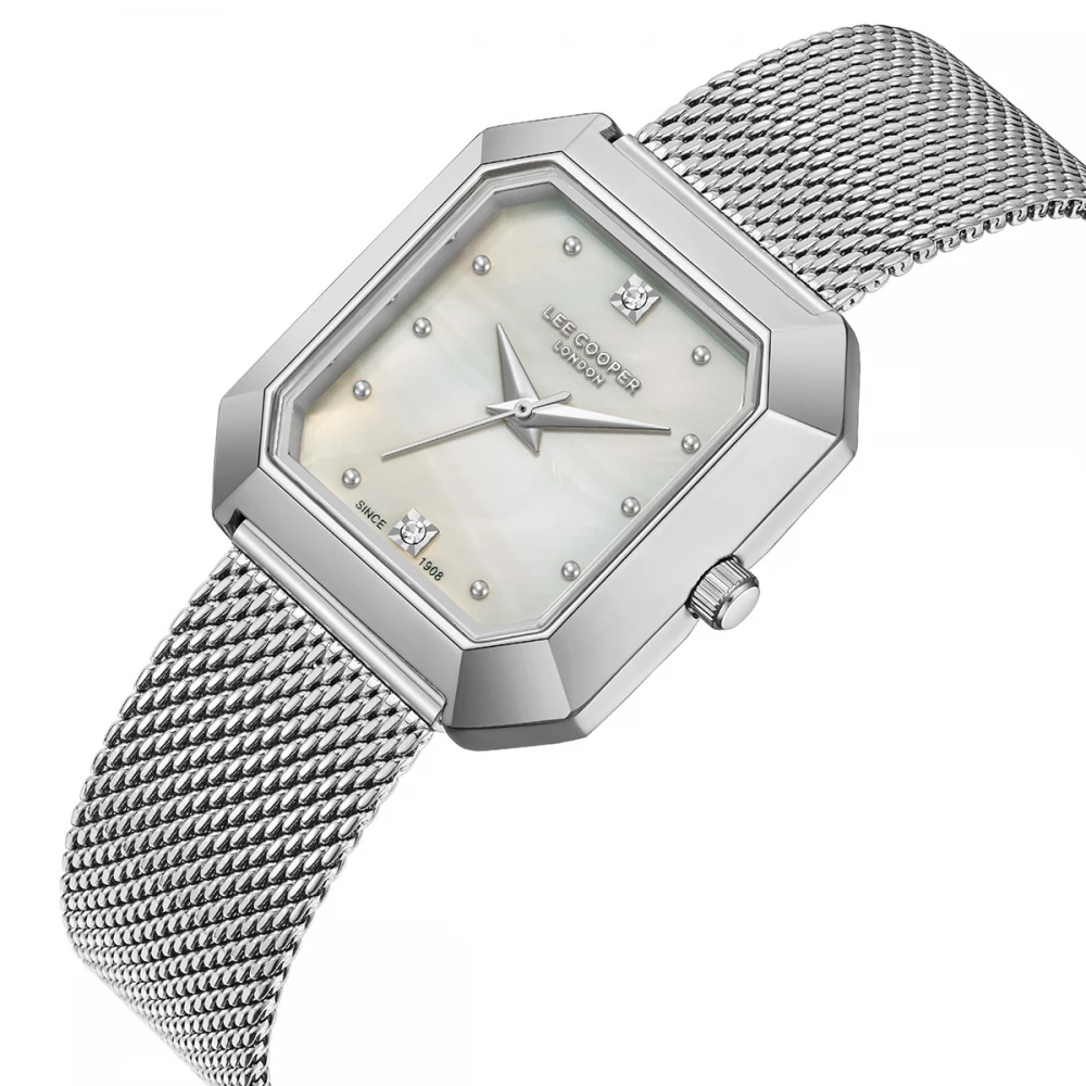 LEE COOPER Crystals με Ασημί Μπρασελέ από Super-Metal LC08027.320