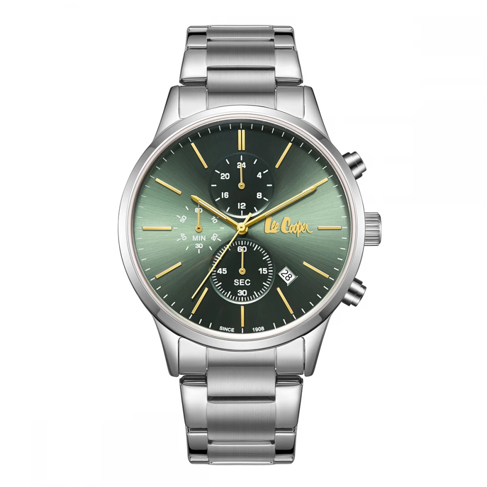 LEE COOPER Multifunction Με Ασημί Μπρασελέ από Super-Metal LC08042.370