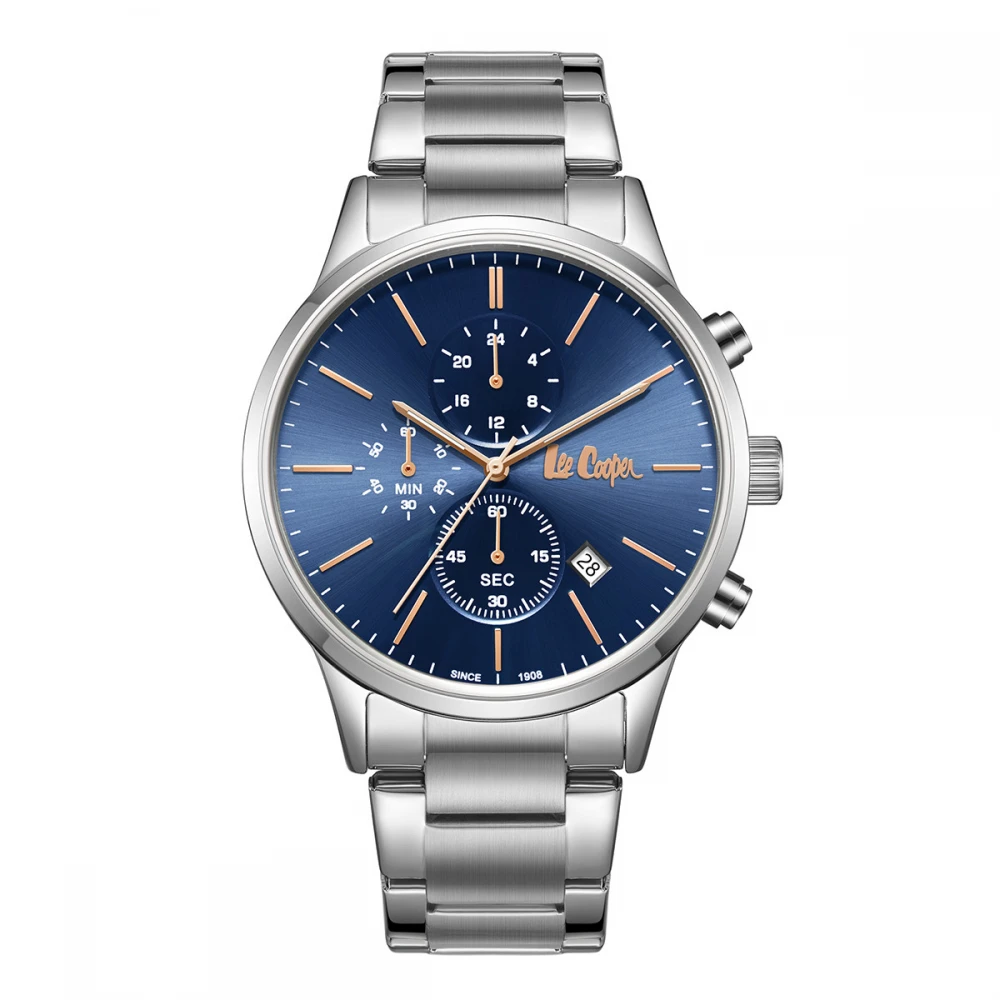 LEE COOPER Multifunction Με Ασημί Μπρασελέ από Super-Metal LC08042.390