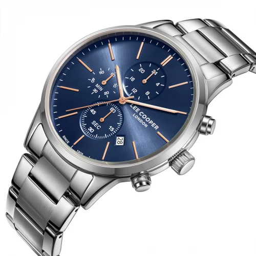 LEE COOPER Multifunction Με Ασημί Μπρασελέ από Super-Metal LC08042.390