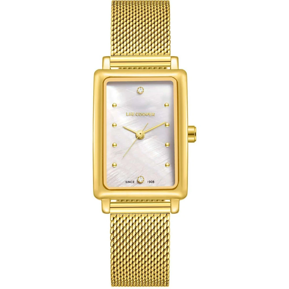 LEE COOPER Crystals με Χρυσό Μπρασελέ από Super-Metal LC08076.120