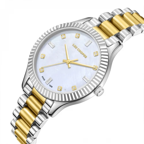 LEE COOPER Crystals με Μπρασελέ Δύο Τόνων από Super-Metal LC08079.220