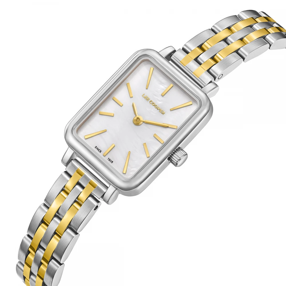 LEE COOPER Crystals με Μπρασελέ Δύο Τόνων από Super-Metal LC08121.220