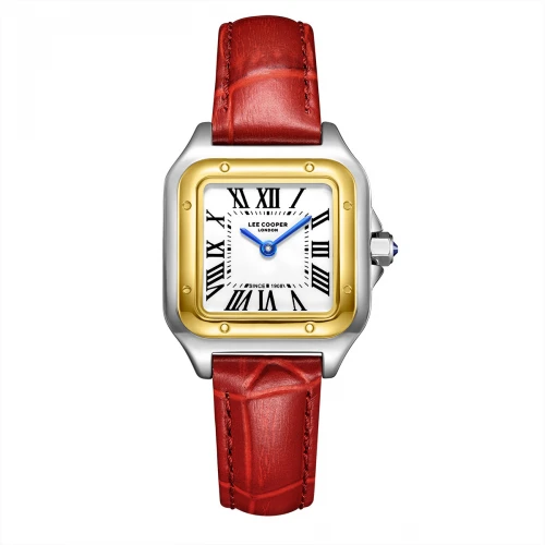 LEE COOPER Δύο Τόνων με Κόκκινο Δερμάτινο Λουράκι LC08191.238