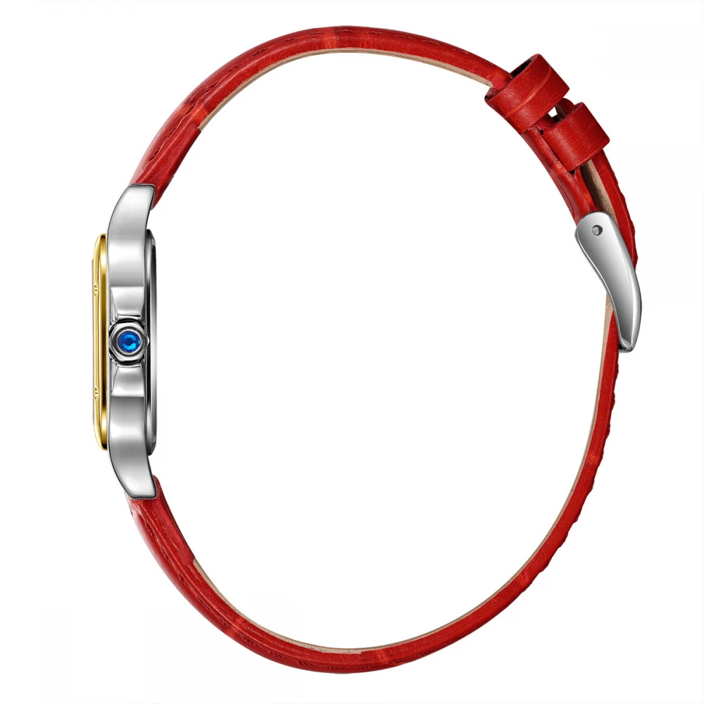 LEE COOPER Δύο Τόνων με Κόκκινο Δερμάτινο Λουράκι LC08191.238