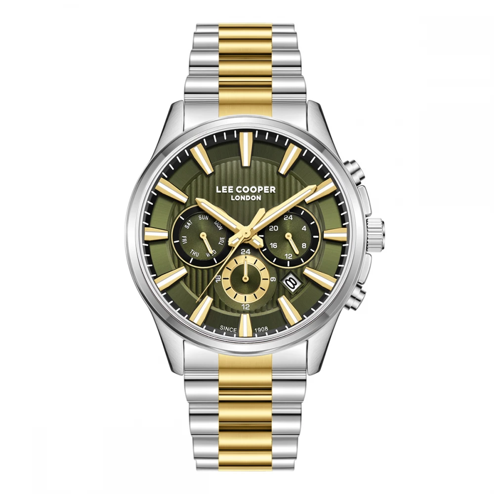 LEE COOPER Dual Time Με Μπρασελέ Δύο Τόνων από Super-Metal LC08216.270