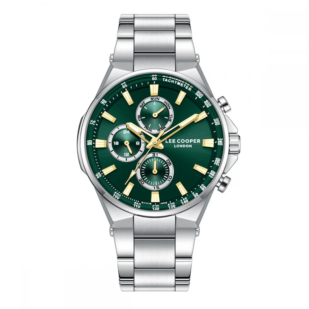 LEE COOPER Multifunction Με Ασημί Μπρασελέ από Super-Metal LC08219.370