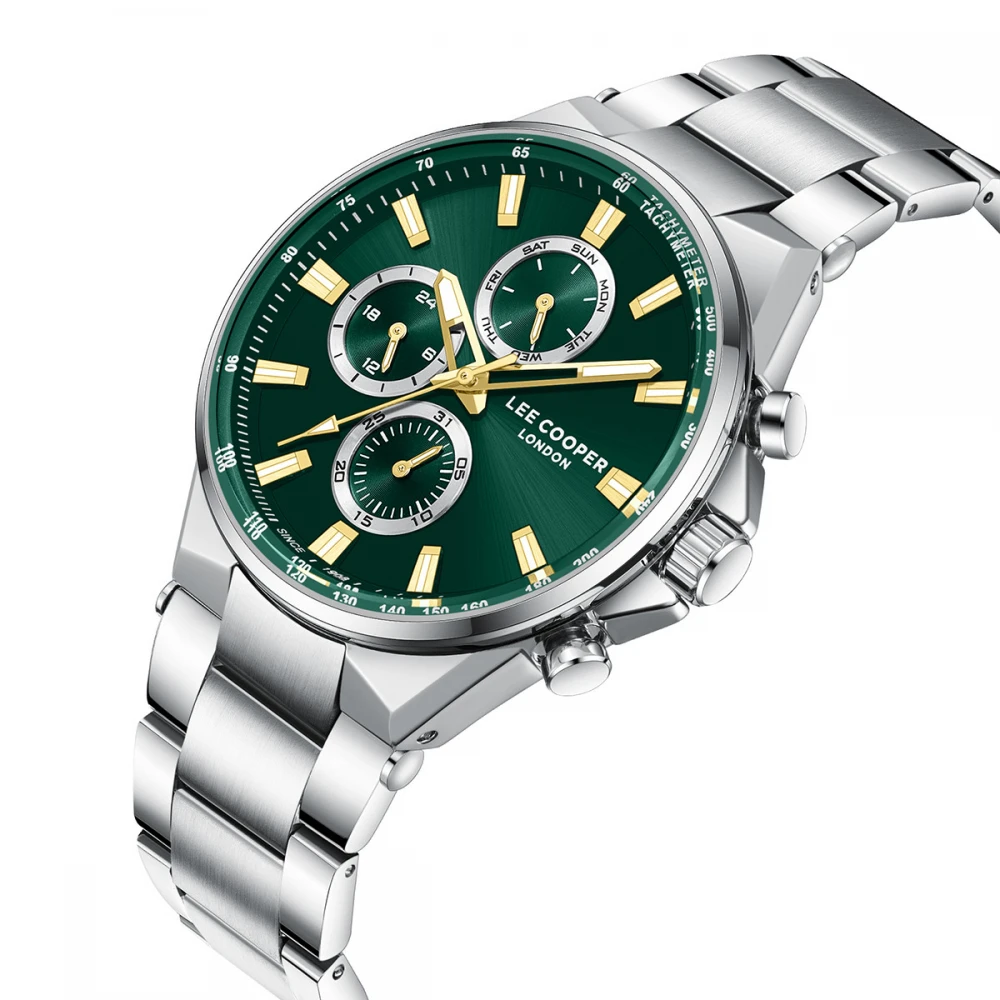 LEE COOPER Multifunction Με Ασημί Μπρασελέ από Super-Metal LC08219.370