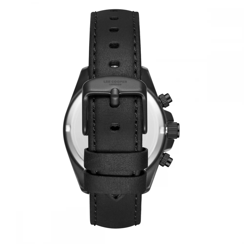 LEE COOPER Multifunction με Μαύρο Δερμάτινο Λουράκι LC08233.651