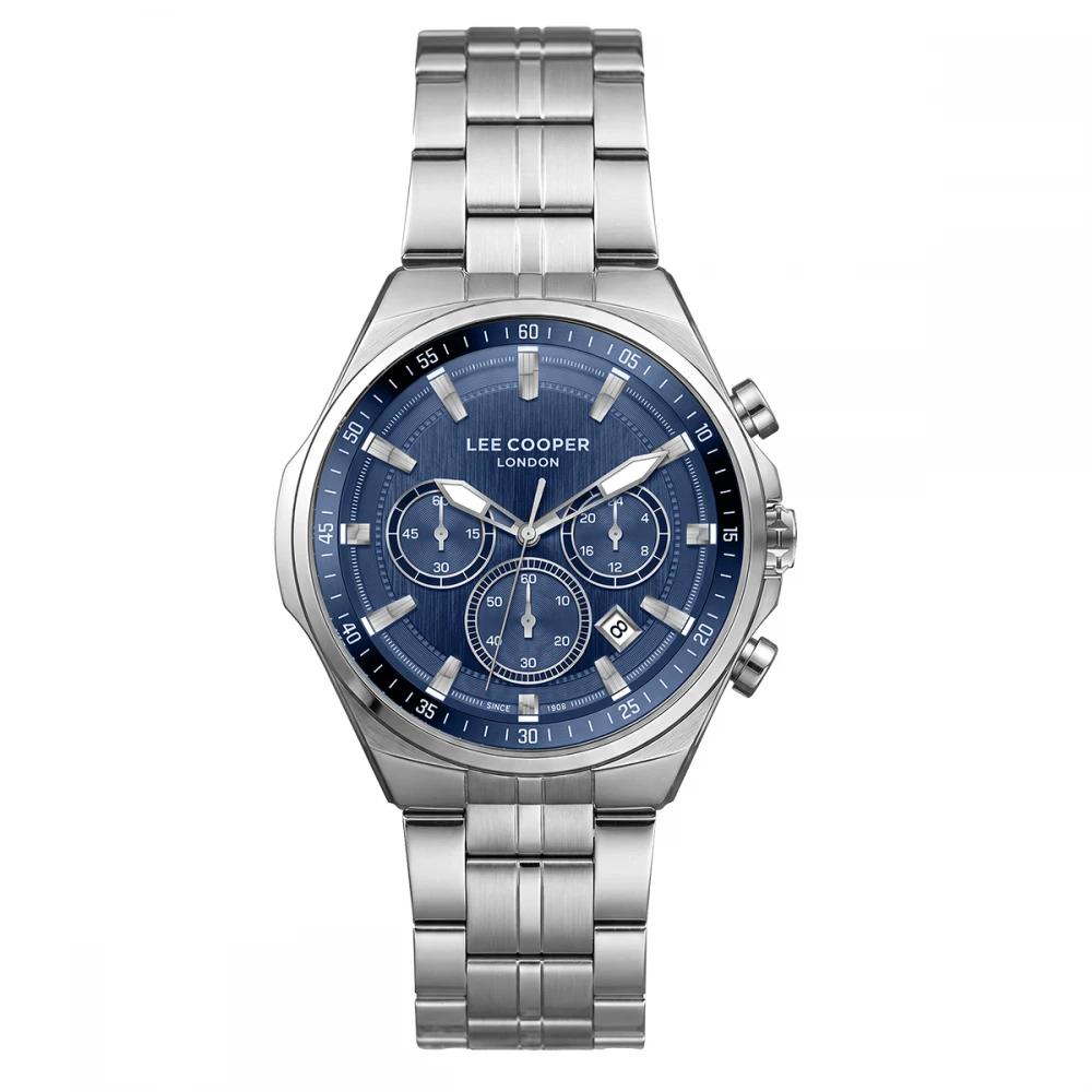 LEE COOPER Gents με Μπρασελέ από Super-Metal σε Ασημί Τόνο LC08273.390