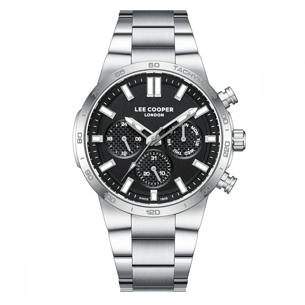 LEE COOPER Multifunction Με Ασημί Μπρασελέ από Super-Metal LC08293.350