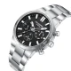 LEE COOPER Multifunction Με Ασημί Μπρασελέ από Super-Metal LC08293.350