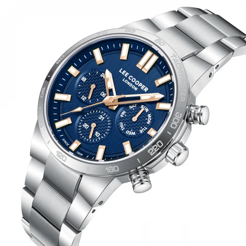 LEE COOPER Multifunction Με Ασημί Μπρασελέ από Super-Metal LC08293.390