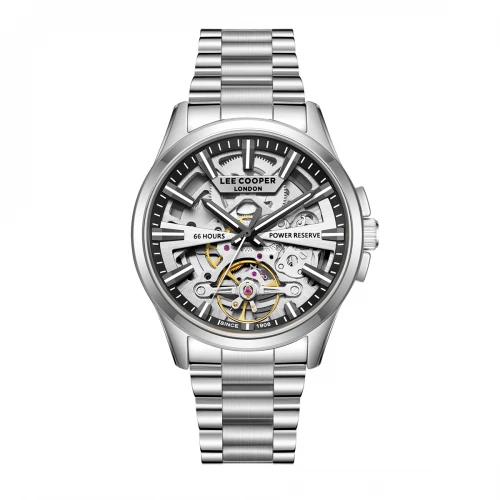 LEE COOPER Automatic με Μπρασελέ από Super-Metal σε Ασημί Τόνο LC08311.350
