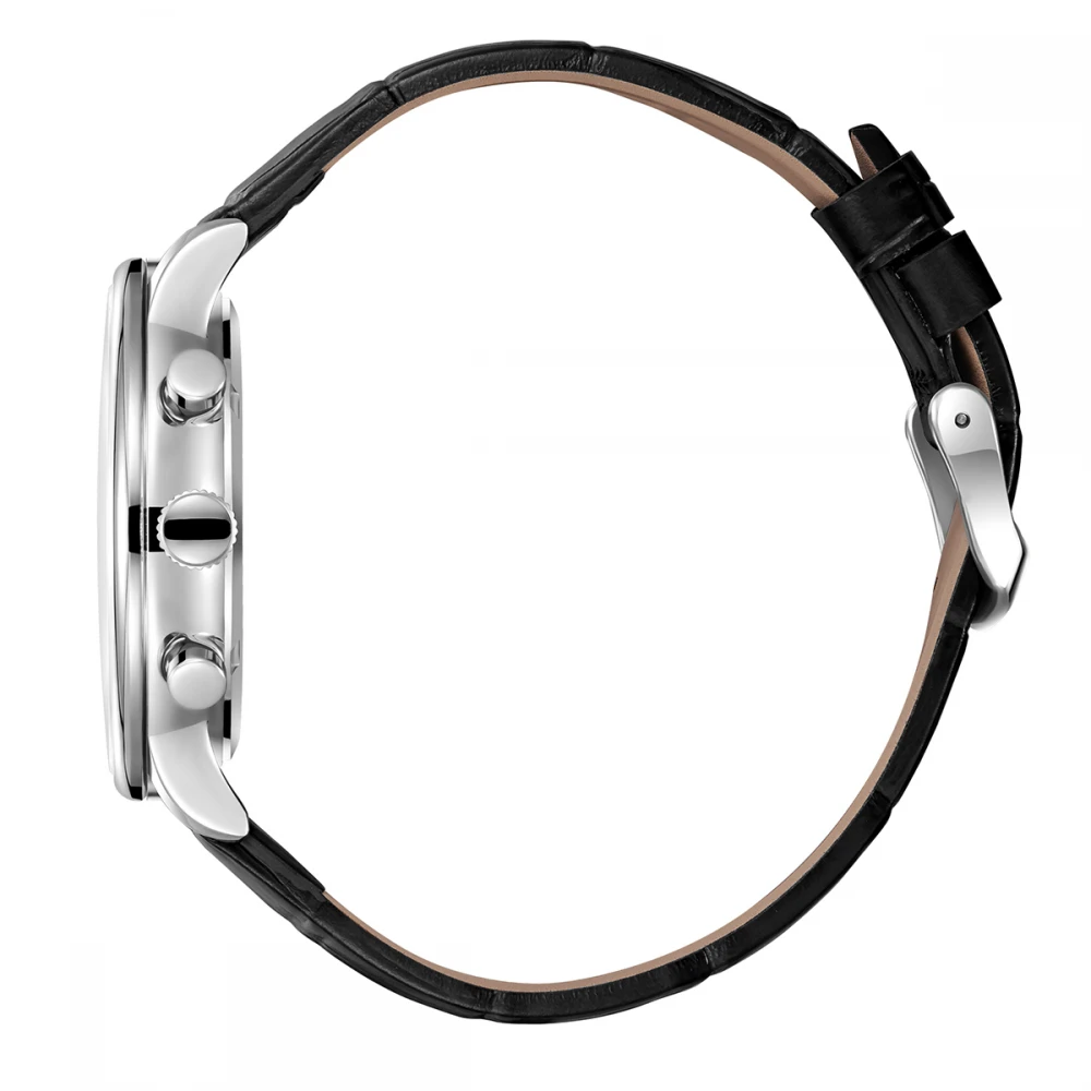 LEE COOPER Ρολόι με Μαύρο Δερμάτινο Λουράκι LC08333.351