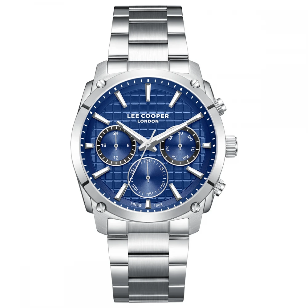 LEE COOPER Multifunction Με Ασημί Μπρασελέ από Super-Metal LC08348.390