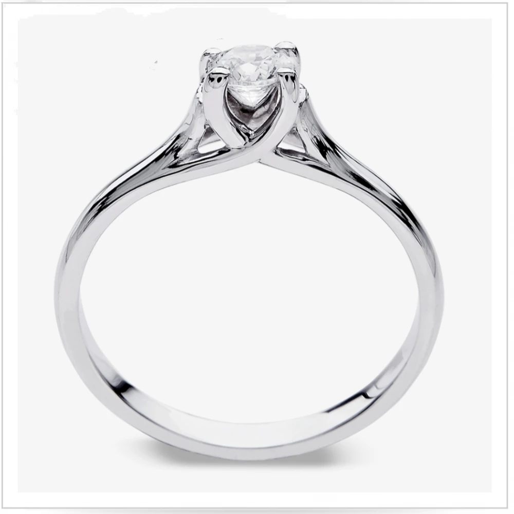 18K Μονόπετρο Δαxτυλίδι Αρραβώνων με Οικολογικό Lab Grown Διαμάντι0.46ct LG17398