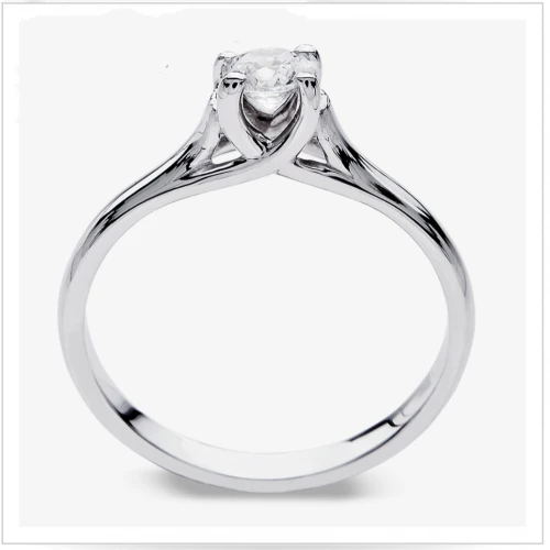 18K Μονόπετρο Δαxτυλίδι Αρραβώνων με Οικολογικό Lab Grown Διαμάντι0.46ct LG17398