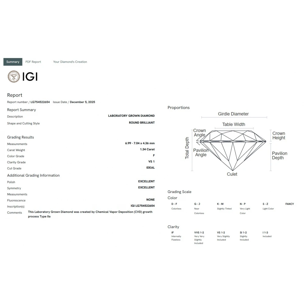 18K Χρυσό Μονόπετρο Δαχτυλίδι με Οικολογικά Διαμάντια LGD56093K