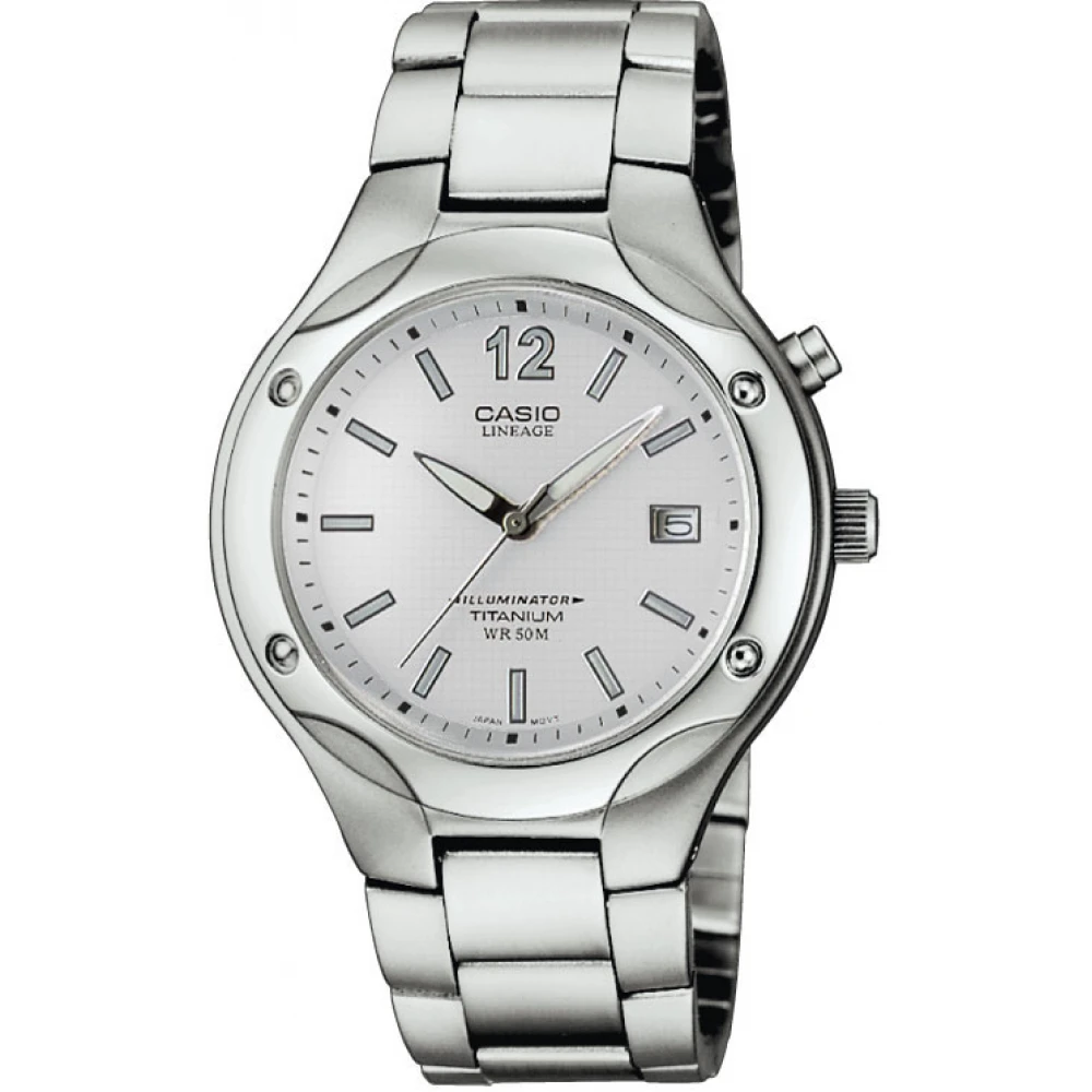 CASIO Collection με Μπρασελέ από Τιτάνιο σε Ασημί τόνο LIN-165-8BVEF