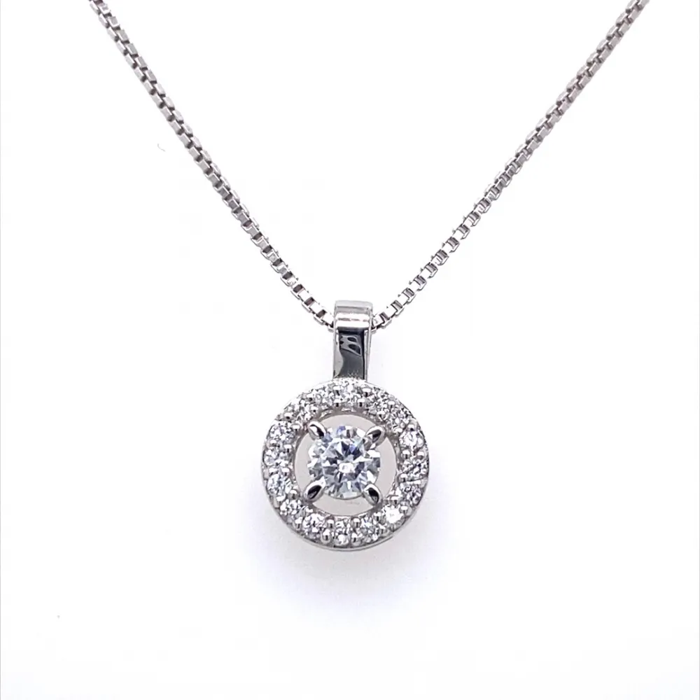 18K Λευκόχρυσο Κολιέ με Διαμάντι LP188 18K Λευκόχρυσο Κολιέ με Διαμάντι LP188