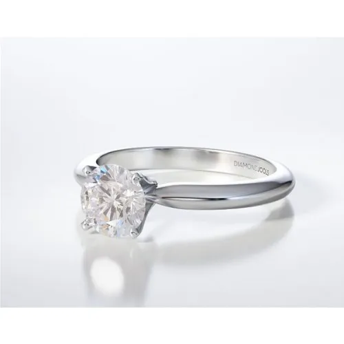 18K Μονόπετρο Δαxτυλίδι Αρραβώνων με Διαμάντι LR016