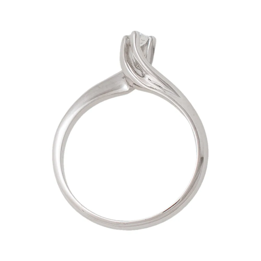 18K Μονόπετρο Δαxτυλίδι Αρραβώνων με Διαμάντι LR-039W