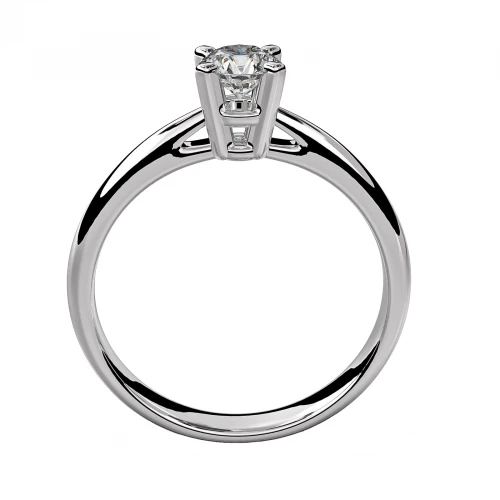 18K Μονόπετρο Δαxτυλίδι Αρραβώνων με Διαμάντι LR073