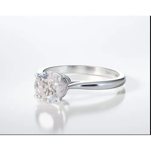 18K Μονόπετρο Δαxτυλίδι Αρραβώνων με Διαμάντι LR271