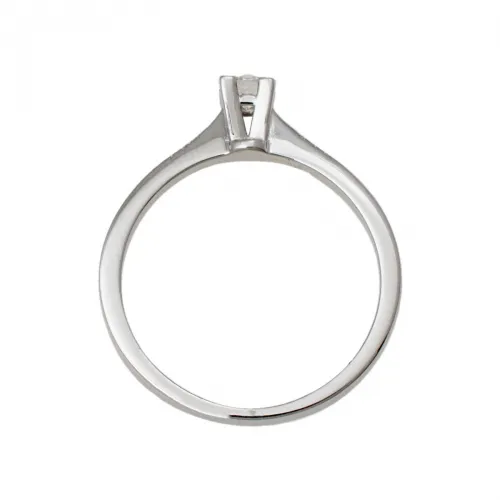 18K Μονόπετρο Δαxτυλίδι Αρραβώνων με Διαμάντι LR462