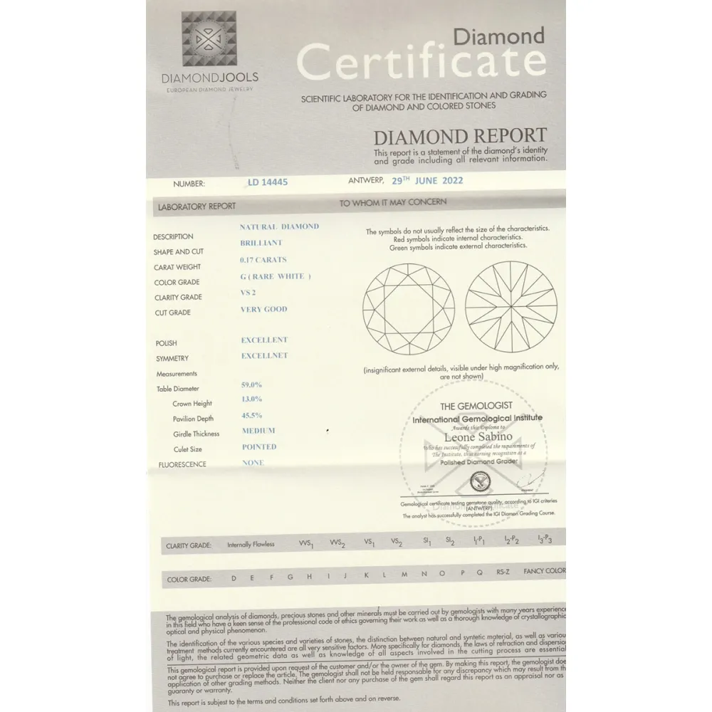 18K Λευκόχρυσο Μονόπετρο Δαxτυλίδι Αρραβώνων με Διαμάντι LR480