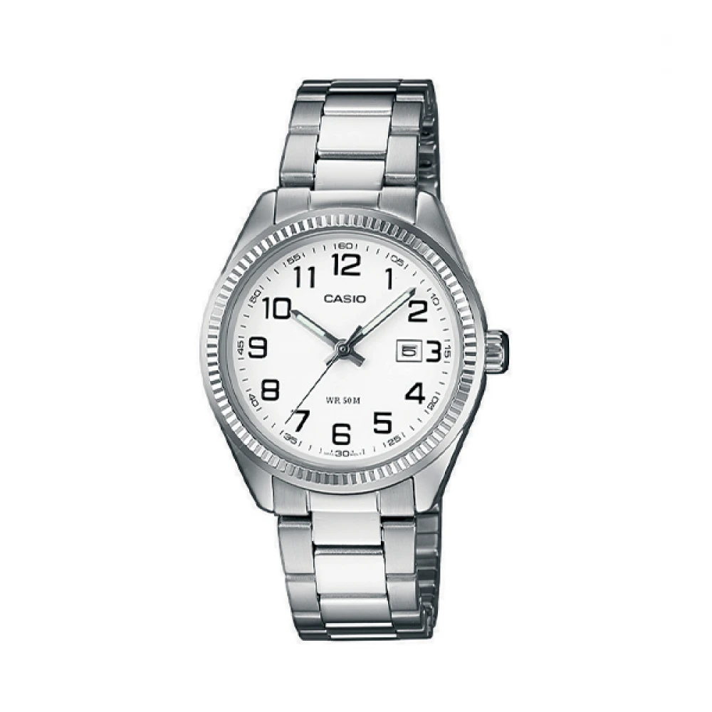 CASIO Collection με Ασημί Ανοξείδωτο Ατσάλι LTP-1302PD-7BVEG