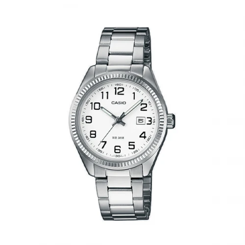 CASIO Collection με Ασημί Ανοξείδωτο Ατσάλι LTP-1302PD-7BVEG