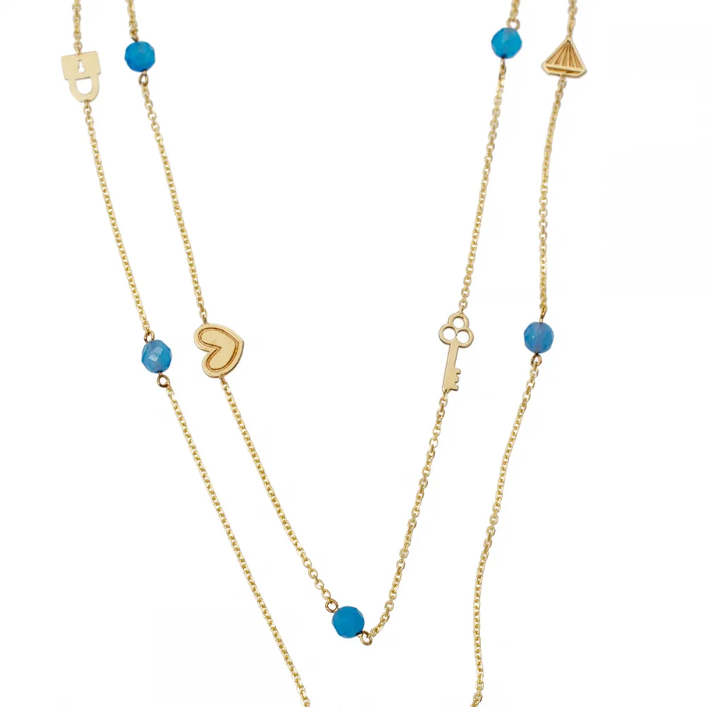 14Κ Χρυσό Κολιέ με διάφορα σχέδια M001563-14