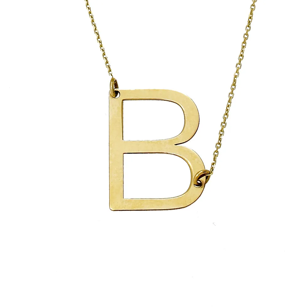 14K Χρυσό Κολιέ Μονόγραμμα M001801