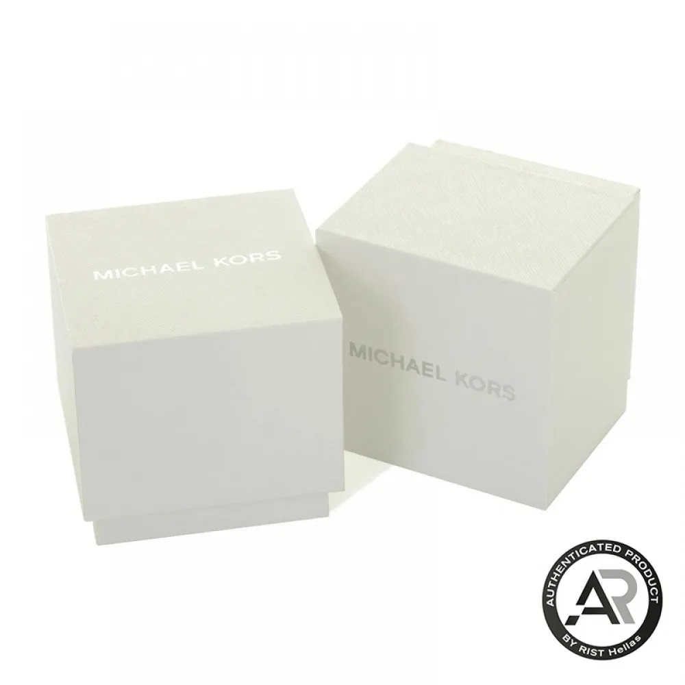 MICHAEL KORS Slim Runway Black Leather Strap MK8620