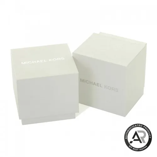 MICHAEL KORS Emery Crystals Με Μπρασελέ Δύο Τόνων από Ανοξείδωτο Ατσάλι και Ζιργκόν MK4882