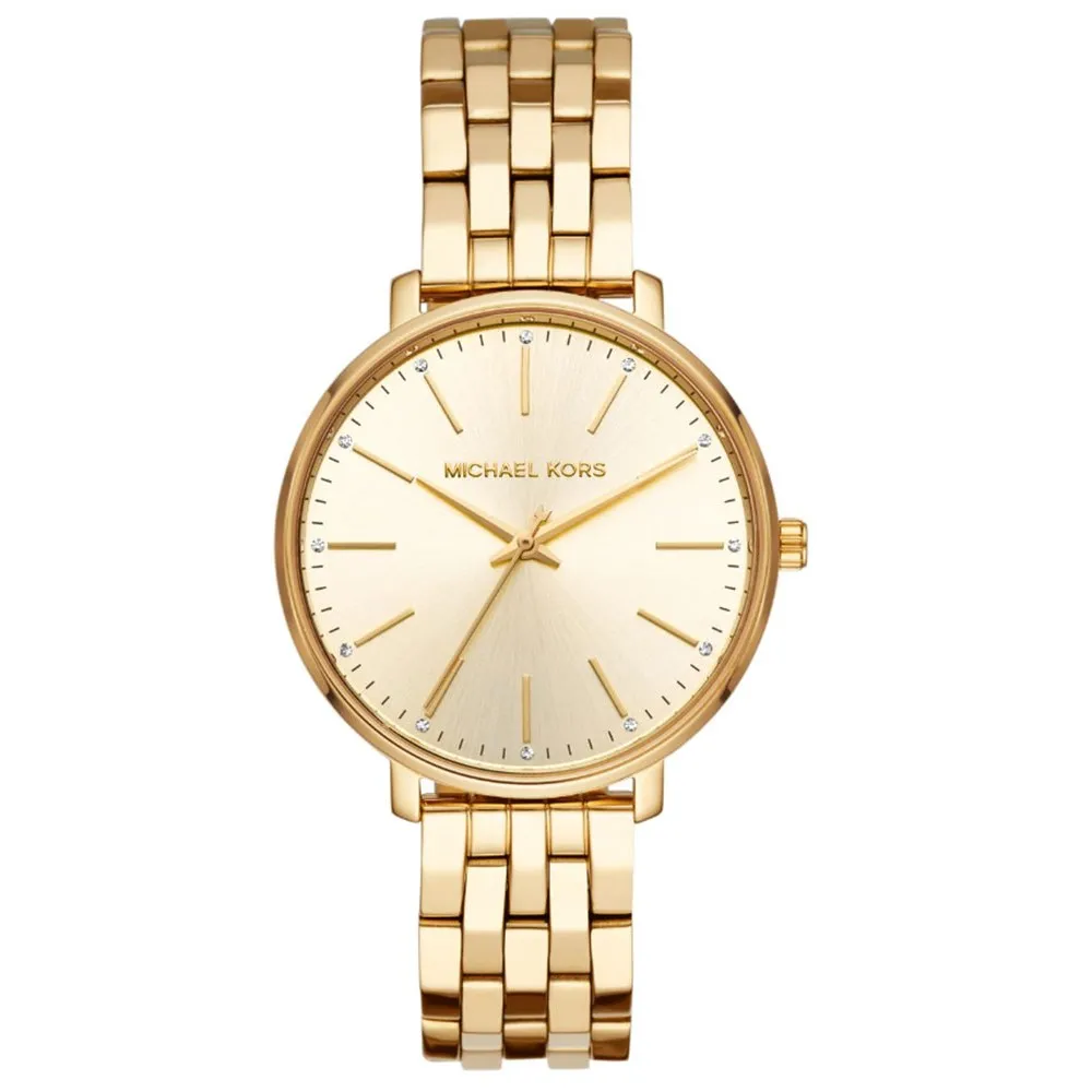 MICHAEL KORS Pyper Crystals Gold Stainless Steel Bracelet MK3898