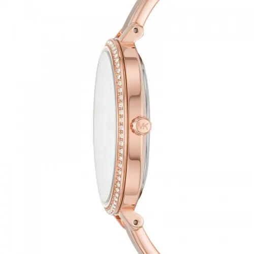 MICHAEL KORS Jaryn Crystals Rose Gold Stainless Steel Bracelet MK3978