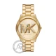 MICHAEL KORS Slim Rynway Με Χρυσό Μπρασελέ από Ανοξείδωτο Ατσάλι MK4732