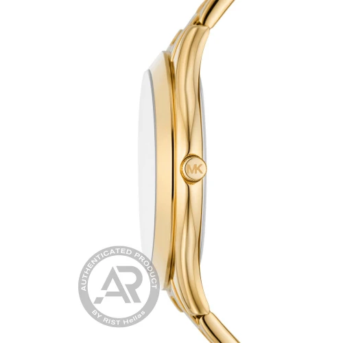 MICHAEL KORS Slim Rynway Με Χρυσό Μπρασελέ από Ανοξείδωτο Ατσάλι MK4732