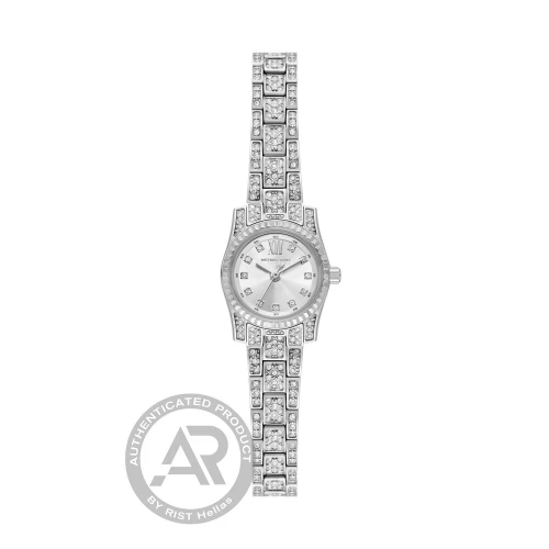 MICHAEL KORS Lexington Crystals με Μπρασελέ από Ανοξείδωτο Ατσάλι σε Ασημί Τόνο MK4864