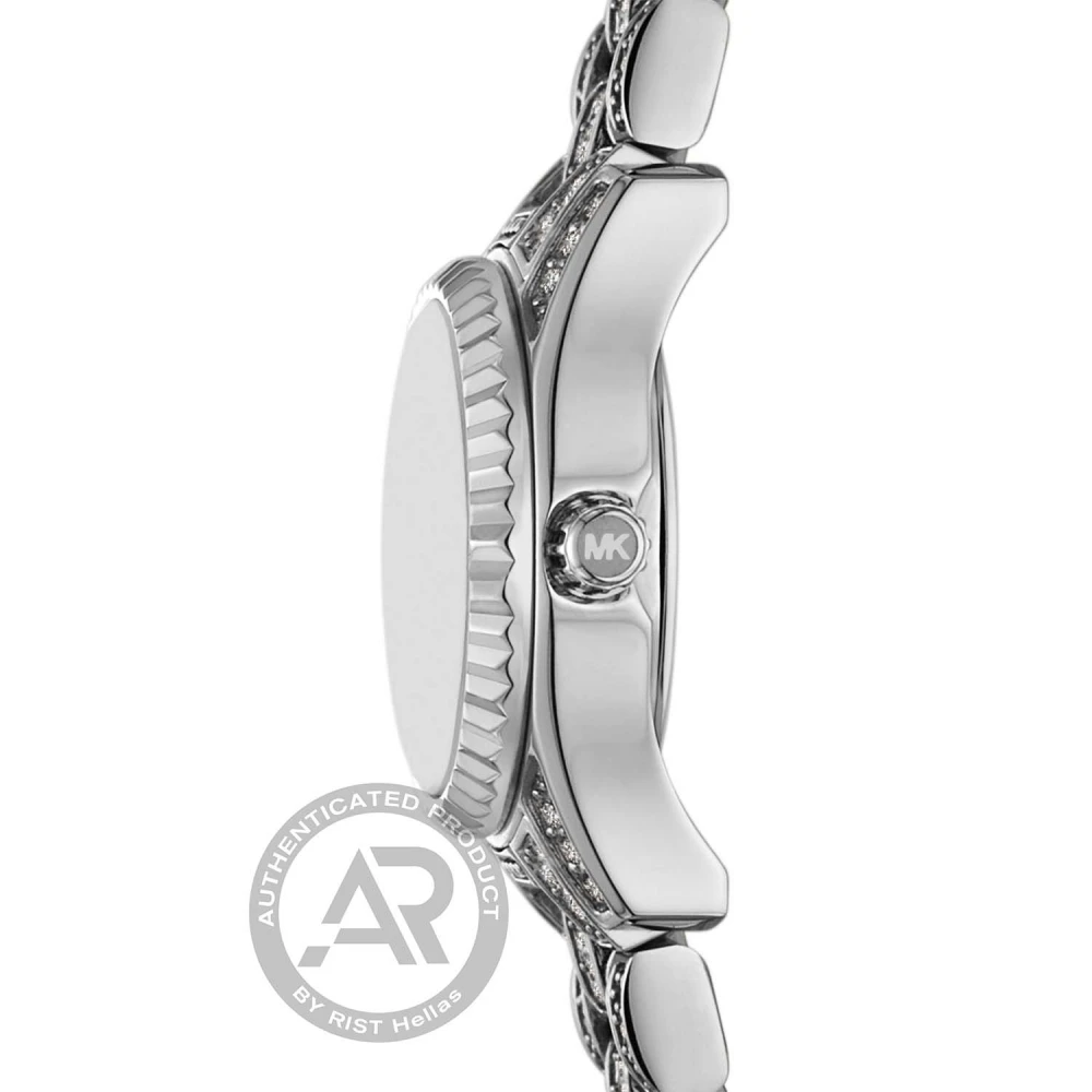 MICHAEL KORS Lexington Crystals με Μπρασελέ από Ανοξείδωτο Ατσάλι σε Ασημί Τόνο MK4864