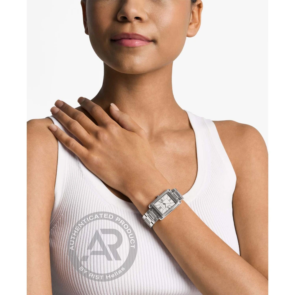 MICHAEL KORS Essex Ρολόι με Ασημί Μπρασελέ από Ανοξείδωτο Ατσάλι MK4906