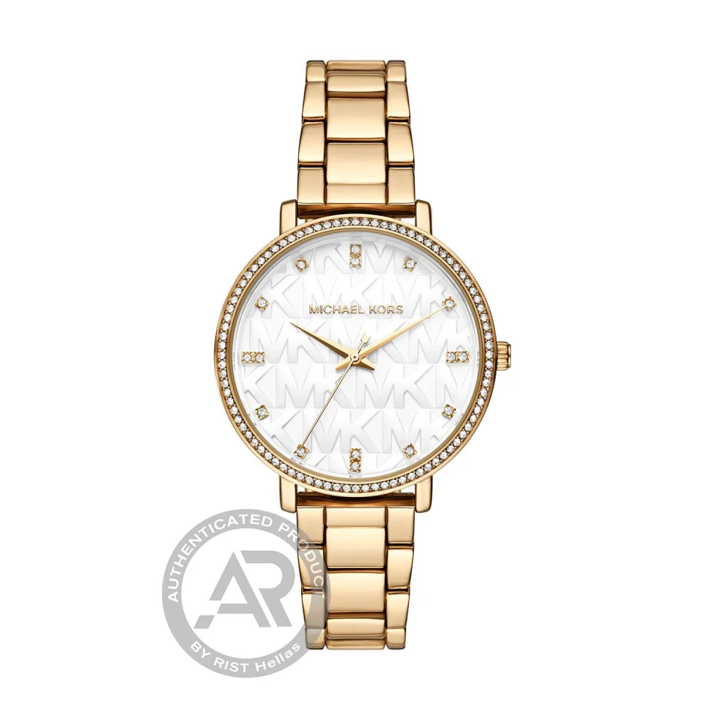 MICHAEL KORS Pyper με Χρυσό Μπρασελέ από Ανοξείδωτο Ατσάλι MK4919