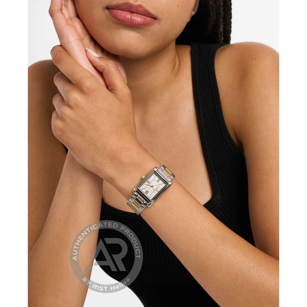 MICHAEL KORS Essex Ρολόι με Μπρασελέ Δύο Τόνων από Ανοξείδωτο Ατσάλι MK4967