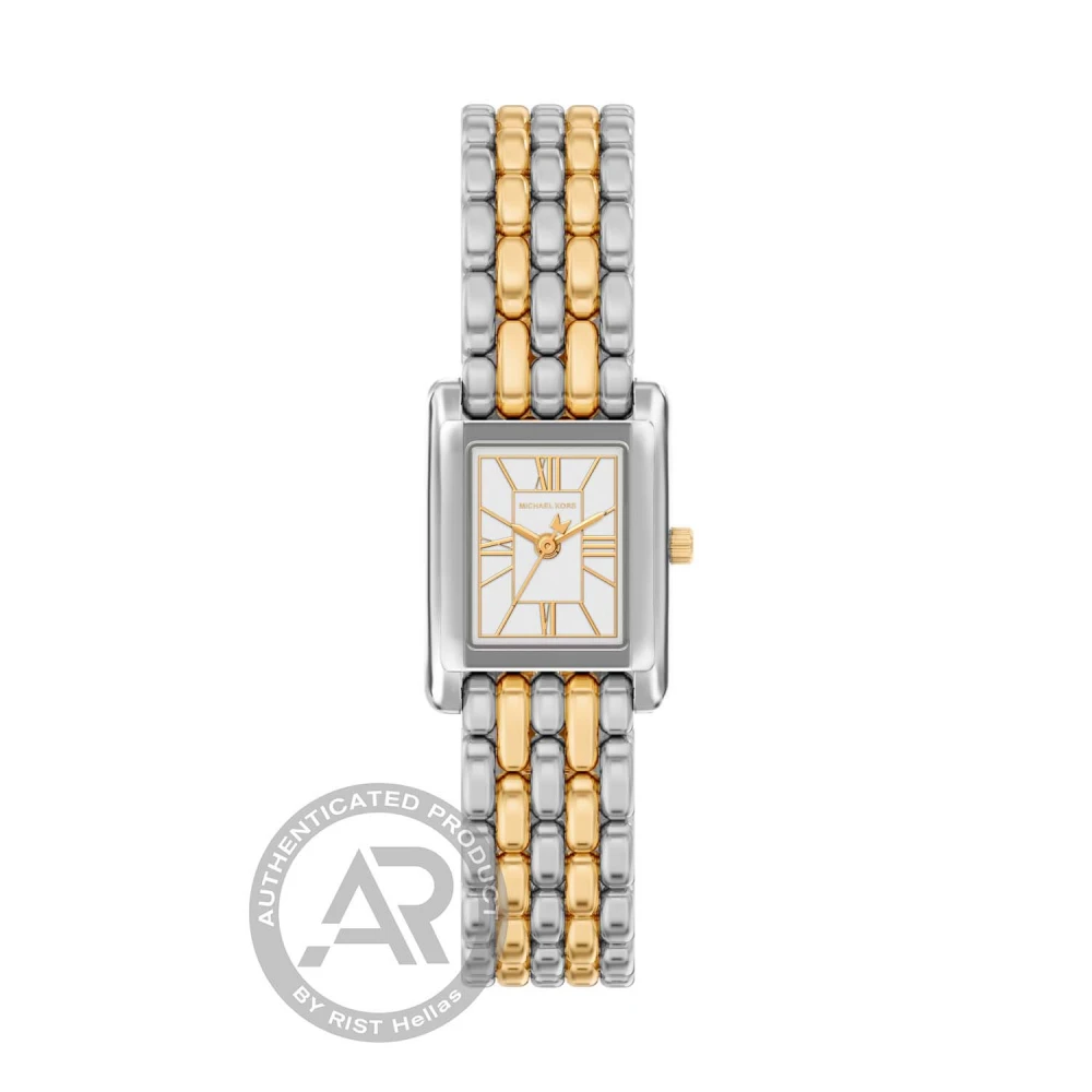 MICHAEL KORS Essex Ρολόι με Μπρασελέ Δύο Τόνων από Ανοξείδωτο Ατσάλι MK4999