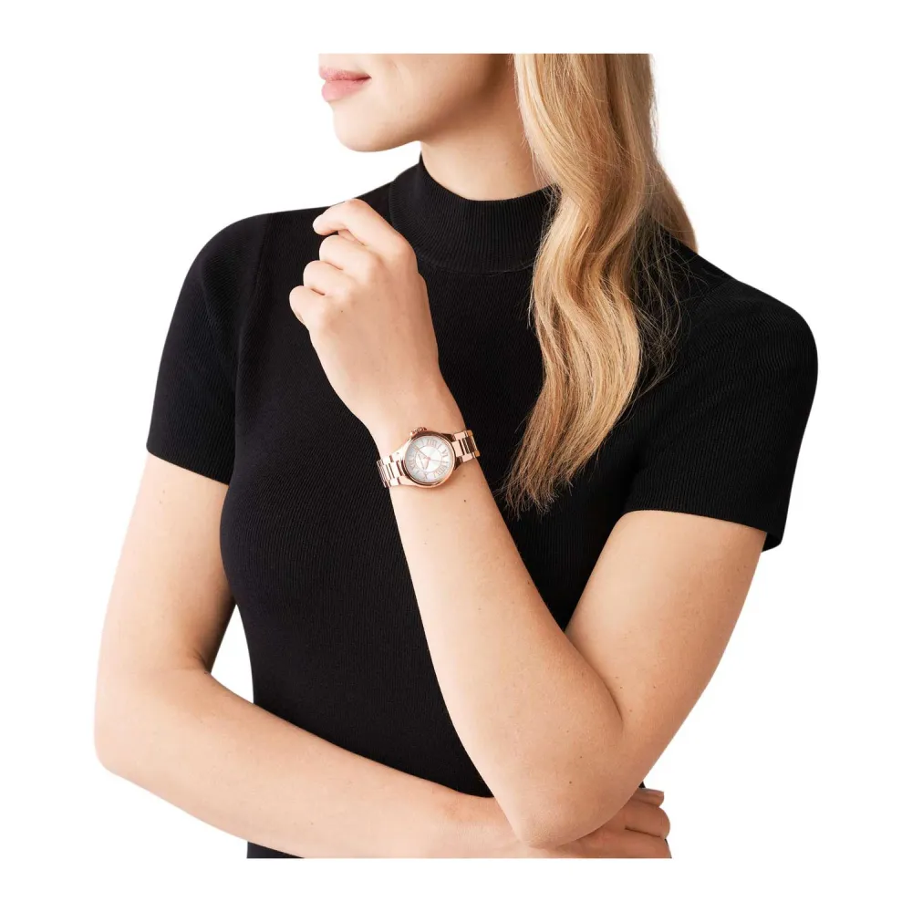 MICHAEL KORS Camille Rose Gold Stainless Steel Bracelet MK7256