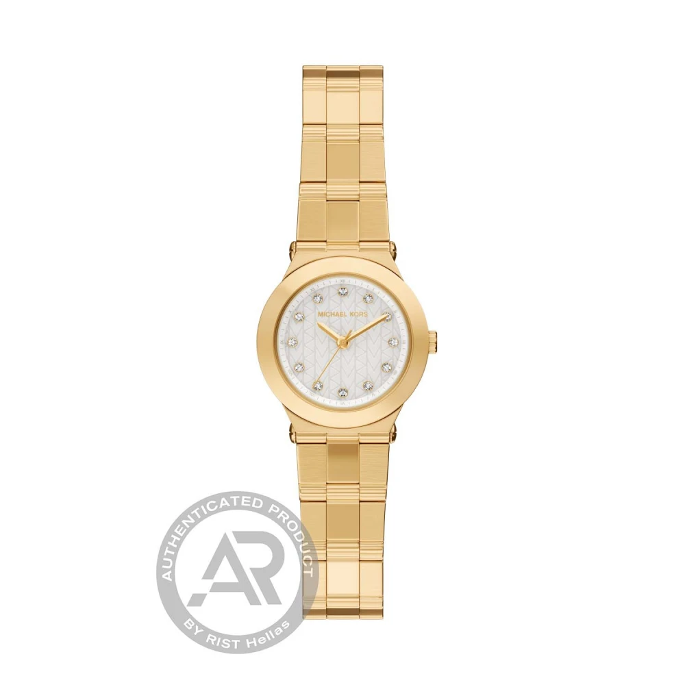 MICHAEL KORS Billie Με Μπρασελέ από Ανοξείδωτο Ατσάλι σε Χρυσό Τόνο και Ζιργκόν MK7567